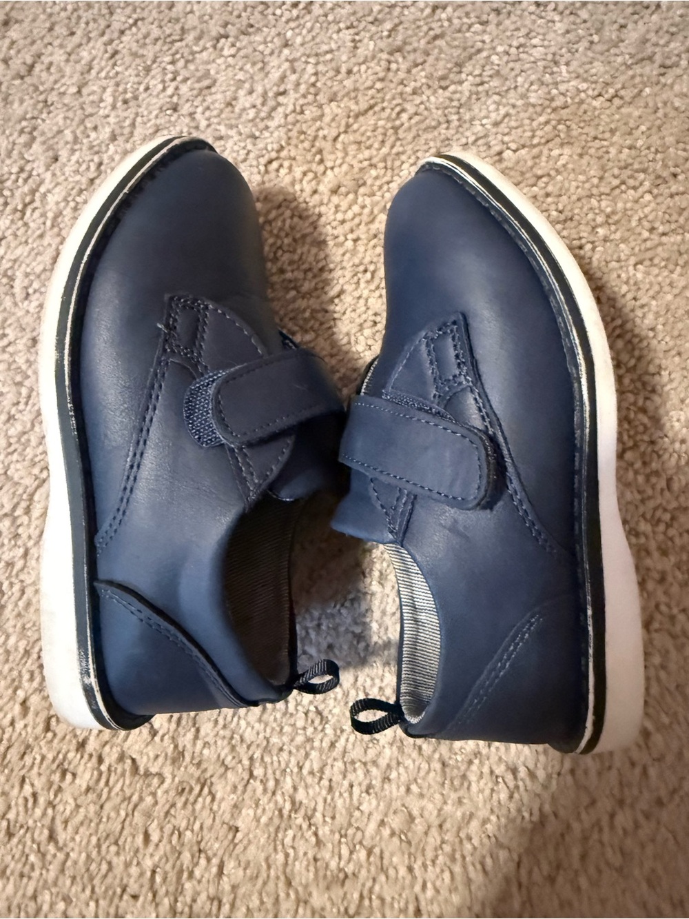 wonder nation Navy Hook-and-Loop Kids Sneakers